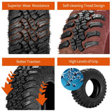30X10-14 Universal 8 Ply ATV / UTV All-Terrain Mud Tires