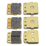 3 Set Front Rear Brake Pads for Suzuki Quadsport Z400 03-14 / Kawasaki KFX400 03-05 / Arctic Cat 400DVX 04-08