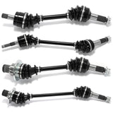 Front Rear Left Right Complete CV Axle Assembly & Differential for Yamaha RHINO 450 YXR450F 4WD 2006-2009 / RHINO 660 2004-2007