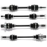 Front Rear Left Right Complete CV Axle Assembly & Rear Differential for Yamaha Grizzly 660