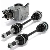 Front Rear Left Right Complete CV Axle Assembly & Rear Differential for Yamaha Grizzly 660