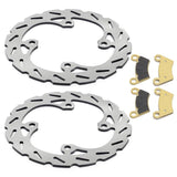 Rear Brake Disc Rotors Pads for Polaris Sportsman 325 570 ACE 11-18 / Ranger 325 ETX 15-16 / 400 10-14 / 500 SXS 06-13