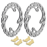 Rear Brake Disc Rotors Pads for Polaris Sportsman 325 570 ACE 11-18 / Ranger 325 ETX 15-16 / 400 10-14 / 500 SXS 06-13