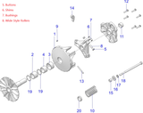 Primary Clutch Rebuild Kits for Polaris RZR 1000  2014-2018