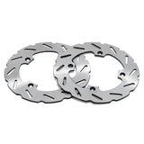 Front Rear Brake Disc Rotors / Pads for Can-Am Commander 1000 EFI 2018-2019