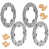 Front Rear Brake Disc / Pads for Can Am Maverick 1000 XXC STD XRS 2014-2016