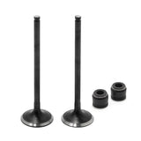 Intake Exhaust Valves / Seals Kit For Suzuki DR350 / AN400 / LT-A 400 450 500 / LT-F 400 500