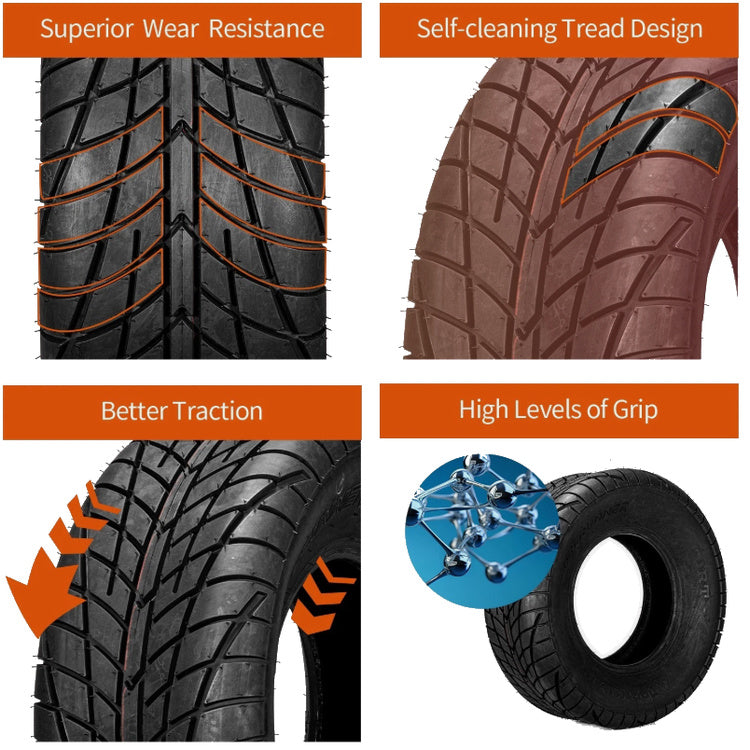 25x8-12 / 25x10-12 CORT Pattern 6ply 25" ATV All Terrain Tires