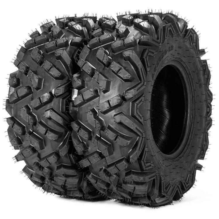 27X9-12 Front / 27X11-12 Rear Universal 6 Ply ATV UTV All-Terrain Tires