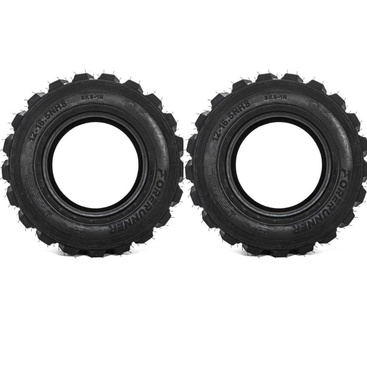 2pcs 12x16.5 Heavy Duty Industrial Tire for 12Ply 12-16.5 Skid Steer Tire