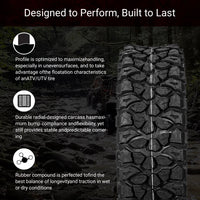 30x10-14 10-Ply X-TREKKER UTV All-Terrain Tires Non -Directional Tread