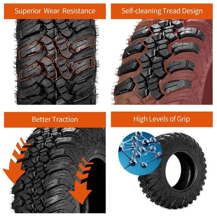 30X10-14 Universal 8 Ply ATV / UTV All-Terrain Mud Tires