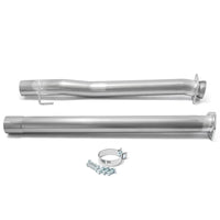 4-Inch Exhaust Muffler Tube Pipe Kit Fit for Ford F-250 / F-350 Super Duty 6.7L Powerstroke Diesel 2011-2017