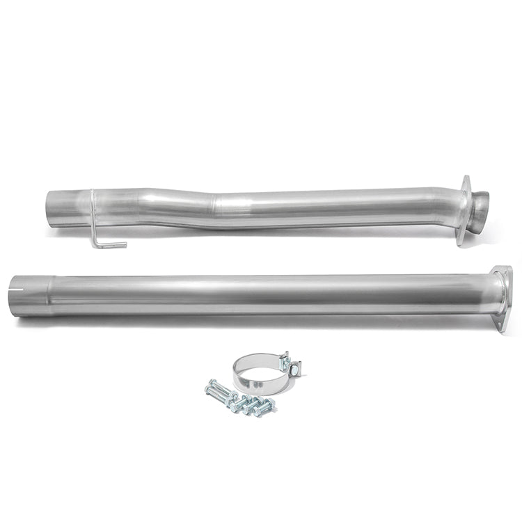 4-Inch Exhaust Muffler Tube Pipe Kit Fit for Ford F-250 / F-350 Super Duty 6.7L Powerstroke Diesel 2011-2017