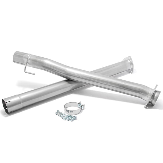 4-Inch Exhaust Muffler Tube Pipe Kit Fit for Ford F-250 / F-350 Super Duty 6.7L Powerstroke Diesel 2011-2017