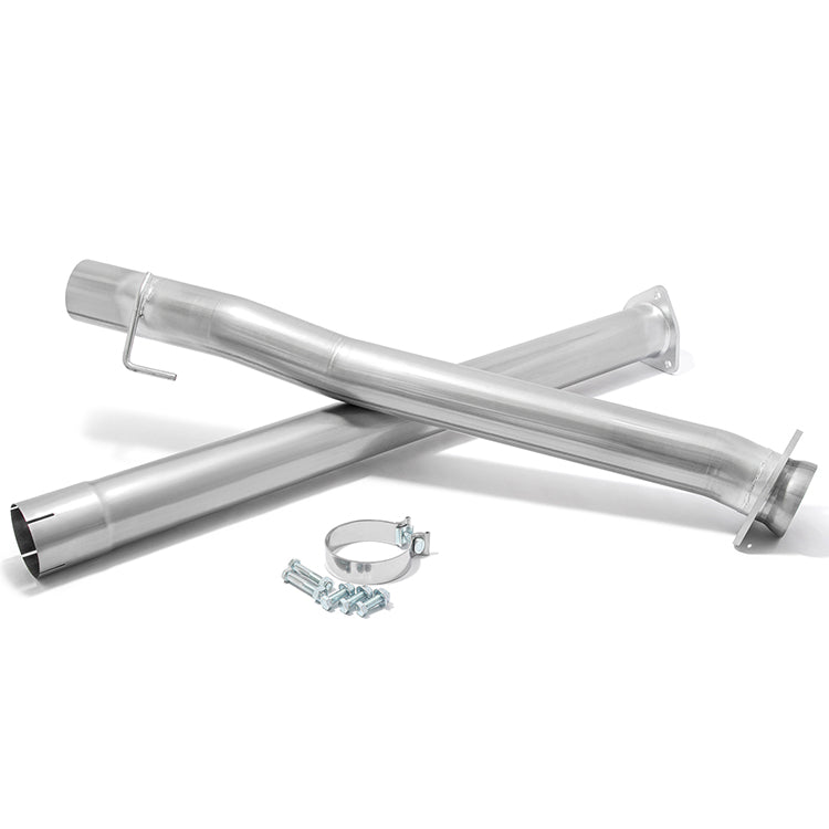 4-Inch Exhaust Muffler Tube Pipe Kit Fit for Ford F-250 / F-350 Super Duty 6.7L Powerstroke Diesel 2011-2017