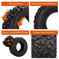 26X9-12 / 26X11-12 6Ply ATV UTV Tires
