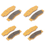Front & Rear Brake Pads Yamaha Wolverine RMAX2 1000 RMAX4 1000 2021-2024 / YXZ 1000R YXZ 1000R SE 2016-2019 / YXZ 1000R SS 2017-2019 / YXZ 1000R SS SE 2017-2018