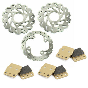 Front Rear Brake Disc / Pads for Honda TRX400X 2009-2014 / TRX400EX Sportrax 2001-2008