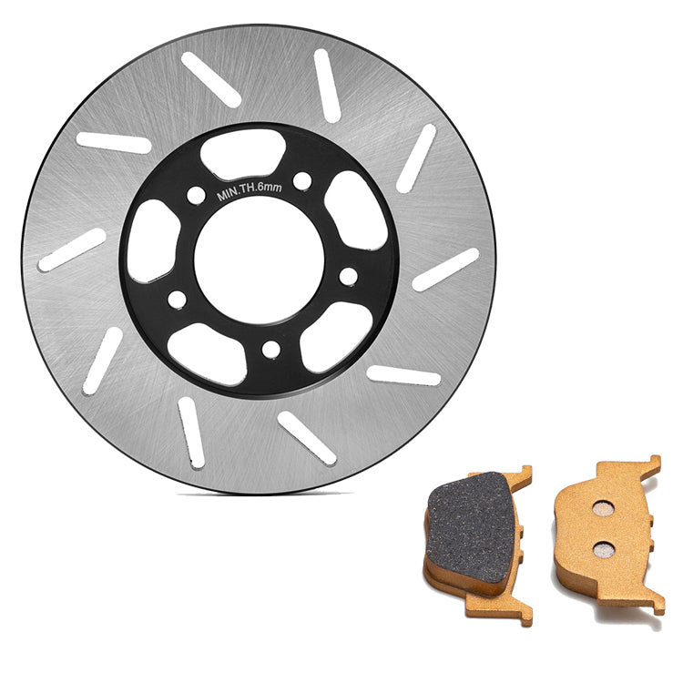 Front / Rear Brake Disc Rotors Pads For Honda Pioneer 500 2015-2023 / Pioneer 520 2021-2025 / Pioneer 700 2014-2025