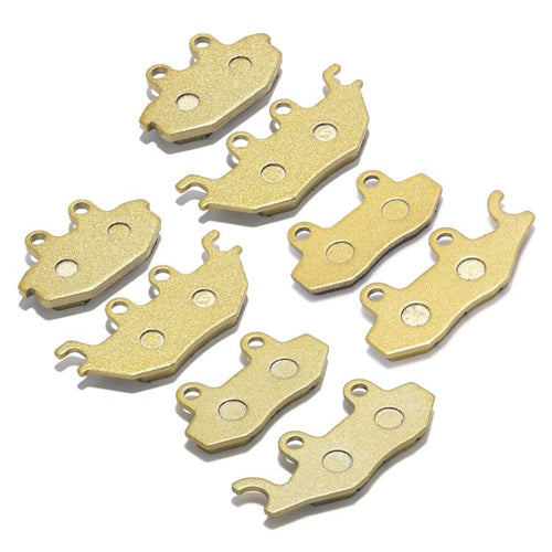 Front / Rear Brake Rotors Pads for Kawasaki KAF820 Mule Pro 2015-2022 / KAF1000 Mule Pro 2016-2022