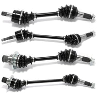 Front Rear Left Right Complete CV Axle Assembly & Differential for Yamaha RHINO 450 YXR450F 4WD 2006-2009 / RHINO 660 2004-2007