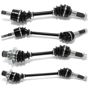 Front Rear Left Right Complete CV Axle Assembly & Differential for Yamaha RHINO 450 YXR450F 4WD 2006-2009 / RHINO 660 2004-2007