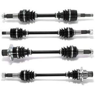 Front Rear Left Right Complete CV Axle Assembly & Rear Differential for Yamaha Grizzly 660