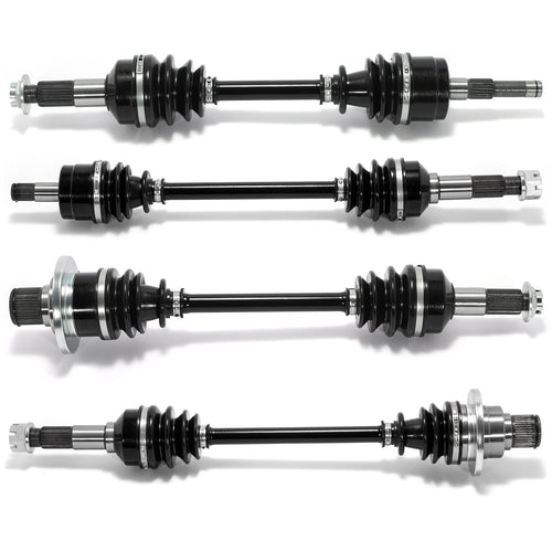 Front Rear Left Right Complete CV Axle Assembly & Rear Differential for Yamaha Grizzly 660