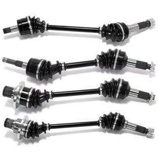 Front Rear Left Right Complete CV Axle Assembly & Rear Differential for Yamaha Grizzly 660