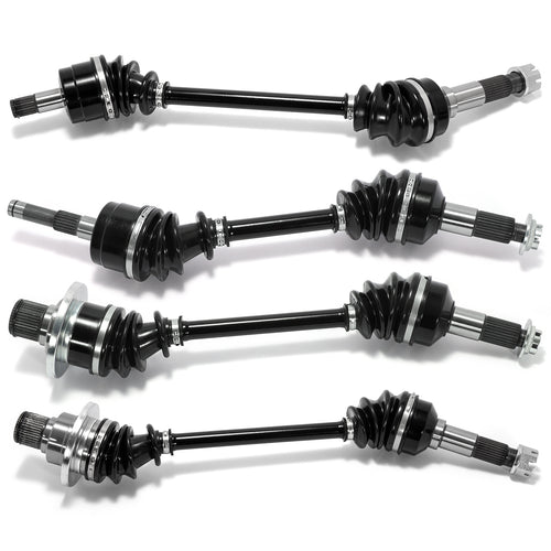 Front Rear Left Right Complete CV Axle Assembly & Rear Differential for Yamaha Grizzly 660