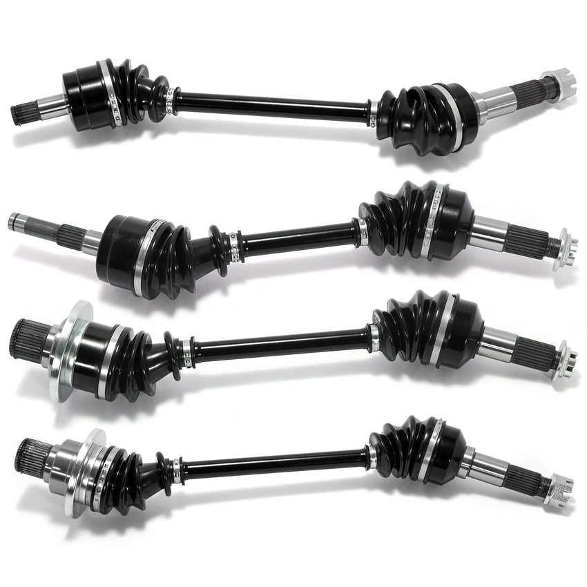 Front Rear Left Right Complete CV Axle Assembly & Rear Differential for Yamaha Grizzly 660