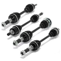 Front Rear Left Right Complete CV Axle Assembly & Rear Differential for Yamaha Grizzly 660