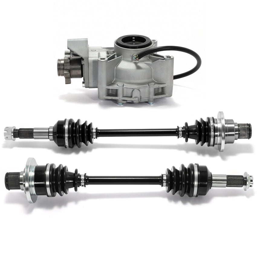Front Rear Left Right Complete CV Axle Assembly & Rear Differential for Yamaha Grizzly 660