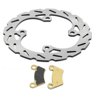 Rear Brake Rotors Pads for Polaris Brutus HDPTO 13-17 / Ranger TM 06 Ranger 570 14-22 / 700 06-09 / 800 10-14 / 900 1000 11-20 / RZR-4 800 EPS 12