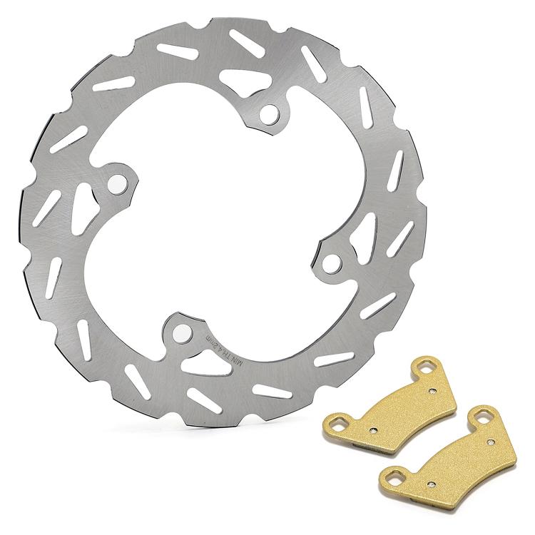 Rear Brake Rotors Pads for Polaris Brutus HDPTO 13-17 / Ranger TM 06 Ranger 570 14-22 / 700 06-09 / 800 10-14 / 900 1000 11-20 / RZR-4 800 EPS 12
