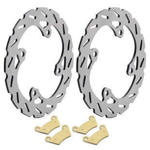 Rear Brake Disc Rotors Pads for Polaris Sportsman 325 570 ACE 11-18 / Ranger 325 ETX 15-16 / 400 10-14 / 500 SXS 06-13