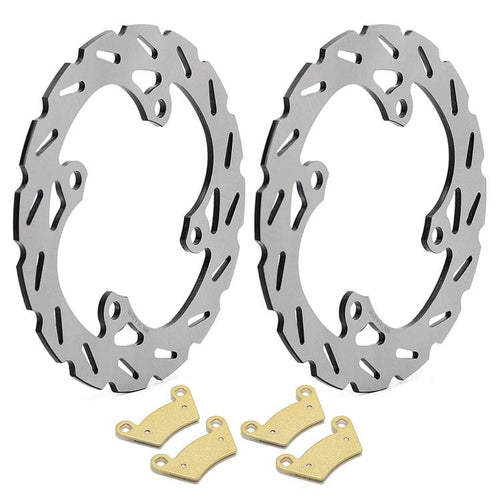 Rear Brake Disc Rotors Pads for Polaris Sportsman 325 570 ACE 11-18 / Ranger 325 ETX 15-16 / 400 10-14 / 500 SXS 06-13