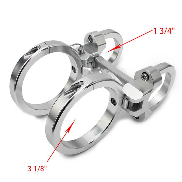 1 3/4"×3 1/8" ATV UTV Billet Fire Extinguisher Mount For Can Am Polaris Honda Kawasaki