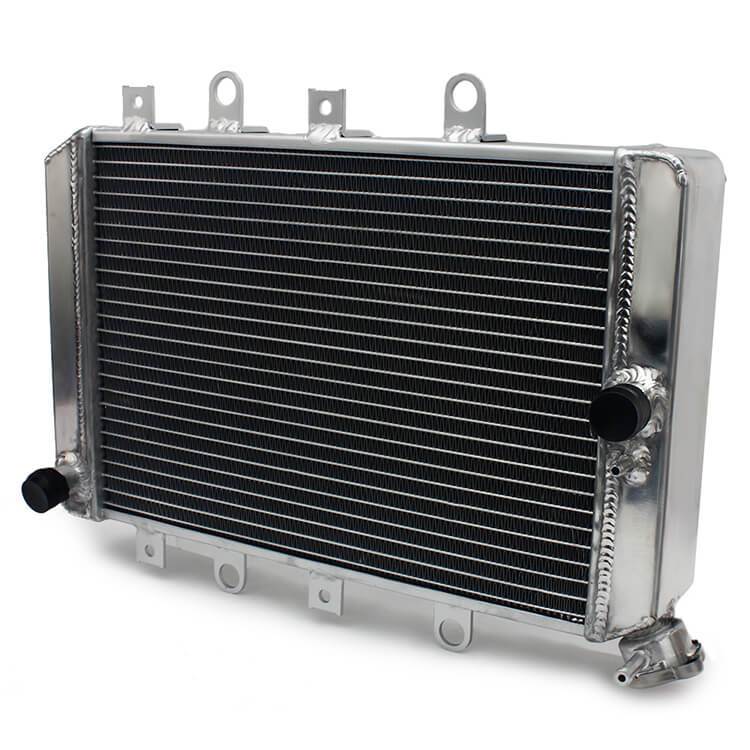Aluminum ATV Radiator For Yamaha YFM550 YFM700 2009-2014 / YZF700F Grizzly 2007-2008 1HP-E2460-00-00