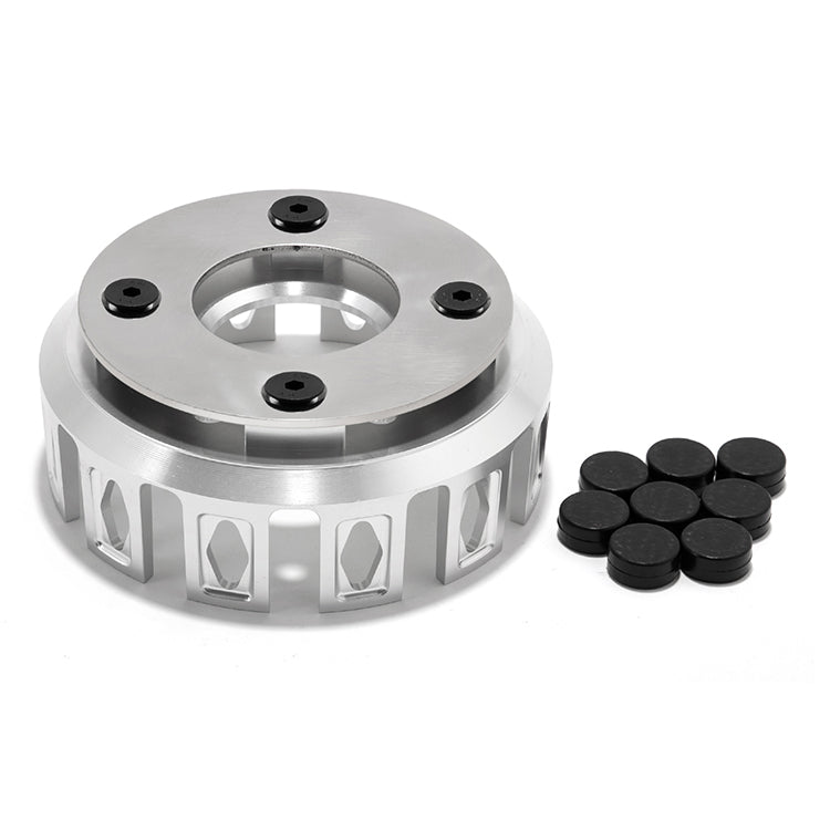 Aluminum Clutch Basket Plates Kit Cushion Bushings For Yamaha Banshee 350 YFZ350 1987-2006