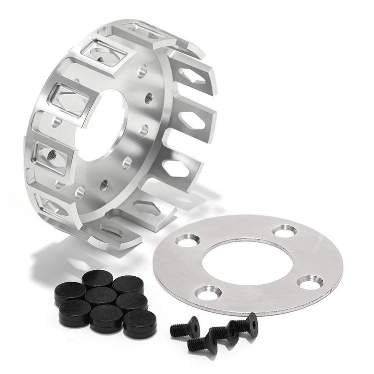 Aluminum Clutch Basket Plates Kit Cushion Bushings For Yamaha Banshee 350 YFZ350 1987-2006