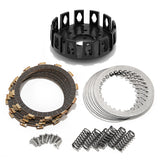 Aluminum Clutch Basket Plates Kit for Honda TRX450R 2004-2009 / TRX450ER 2006-2009 2012-2014