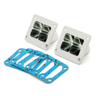 CNC Forged Reed Valve Cages Reed Gasket Kit for Yamaha Banshee 350 YFZ350 1987-2006