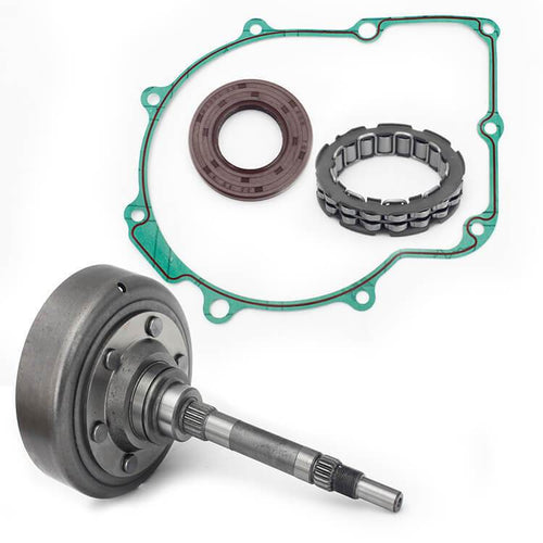 ATV UTV Wet Clutch Assy Clutch Housing Pad Shoe Gasket Bearing Oil Seal Oil Filter Flange Nut Assy for Massimo MSU-500 MSU-700