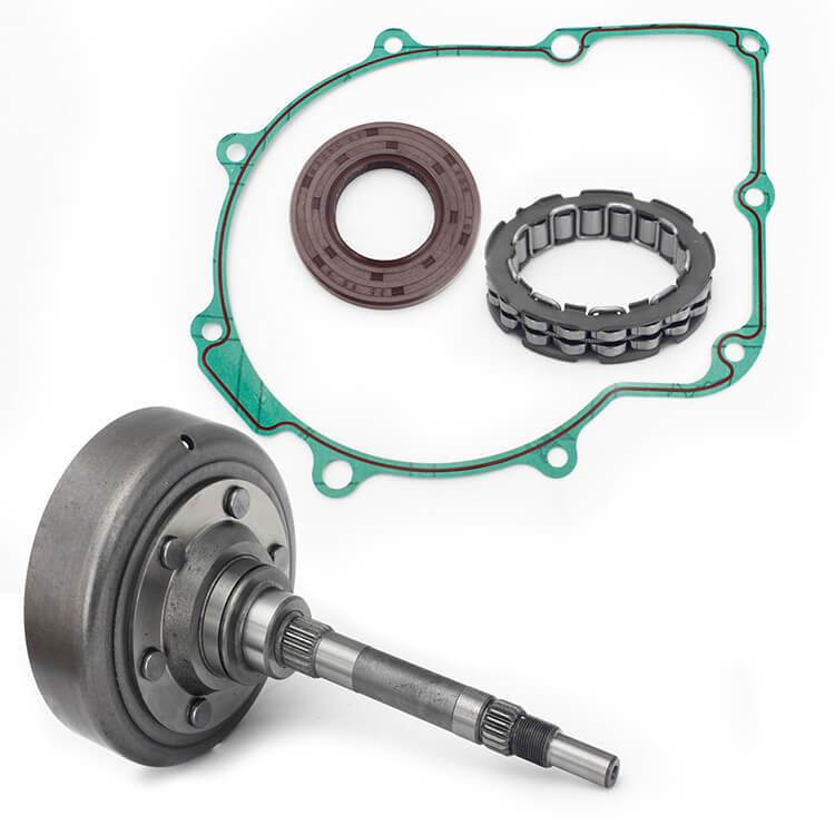 ATV UTV Wet Clutch Assy Clutch Cover Housing Pad Shoe Gasket Bearing Oil Seal Oil Filter Assy for Supermach UTV500-BF-TL UTV700-BF-TL