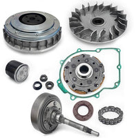 Wet Clutch Assy Secondary Pulley Housing Fixed Sheave Pad Shoe Bearing Oil Seal Oil Filter Assy for HiSUN UTV500 UTV700