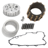 For Honda TRX450ER 06-09 / 12-14 Clutch Basket Plates Kit & Gasket CNC Billet