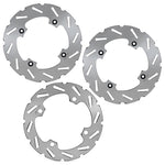 Front Rear Brake Disc Rotors / Pads for Can-Am Commander 1000 EFI 2018-2019