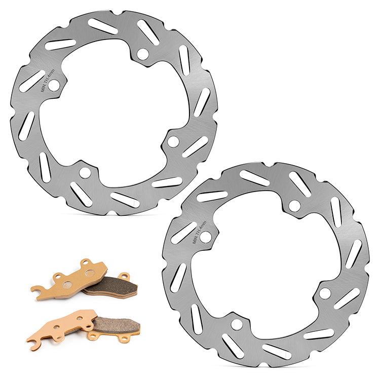 Front Rear Brake Disc / Pads for Can-Am Commander 1000 2011-2017